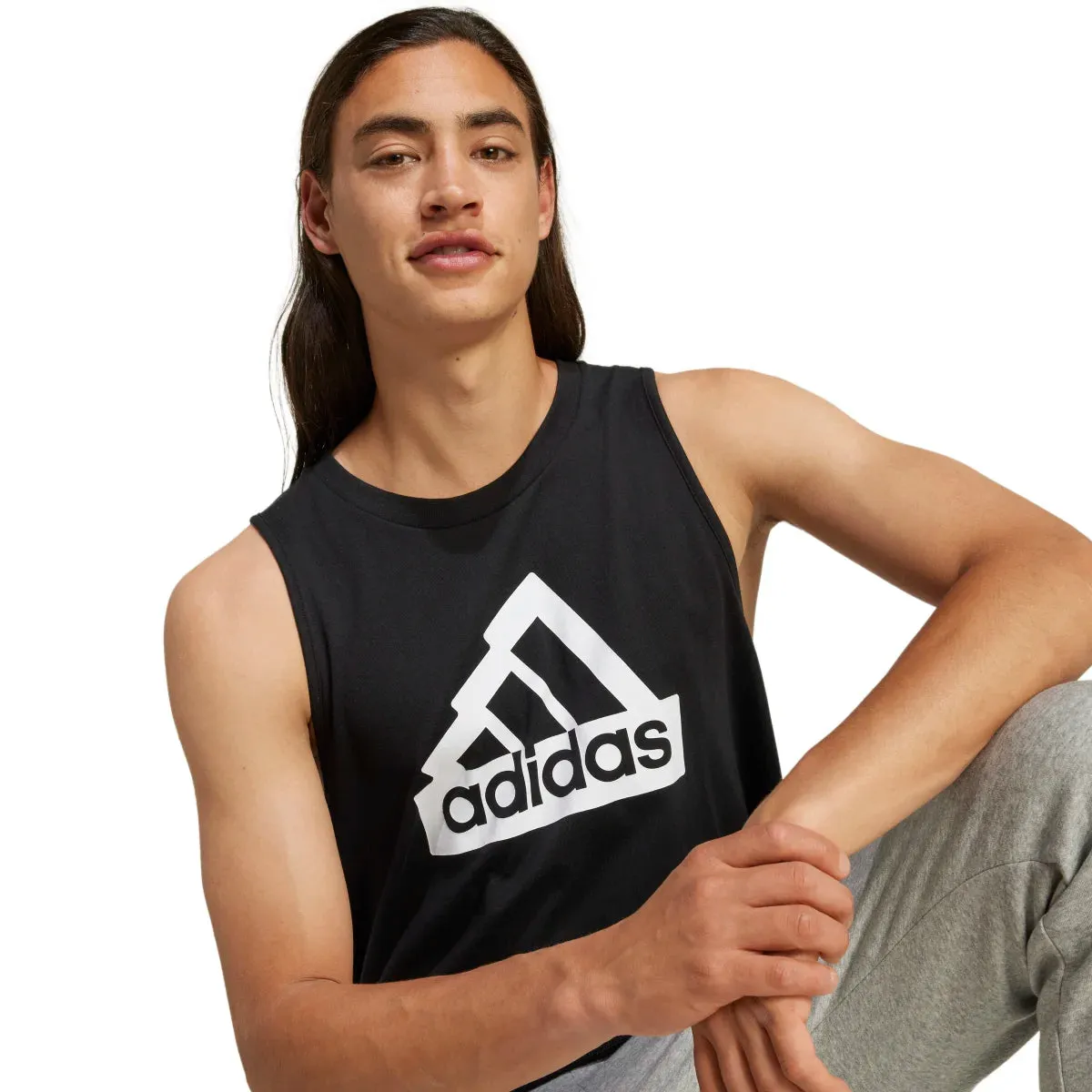 adidas Men's Modern Essentials Graphic Tank Top