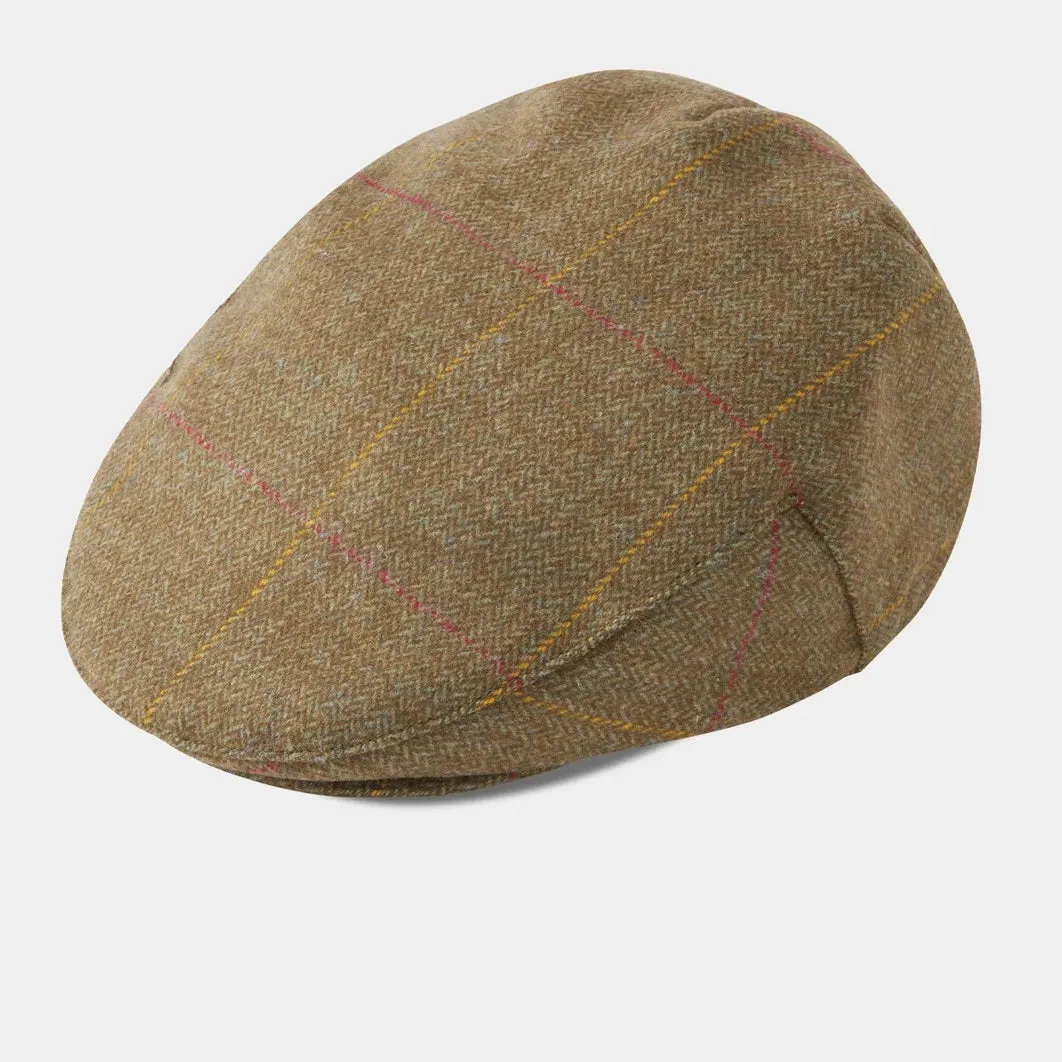 ALAN PAINE Combrook Mens Tweed Flat Cap - Hawthorn