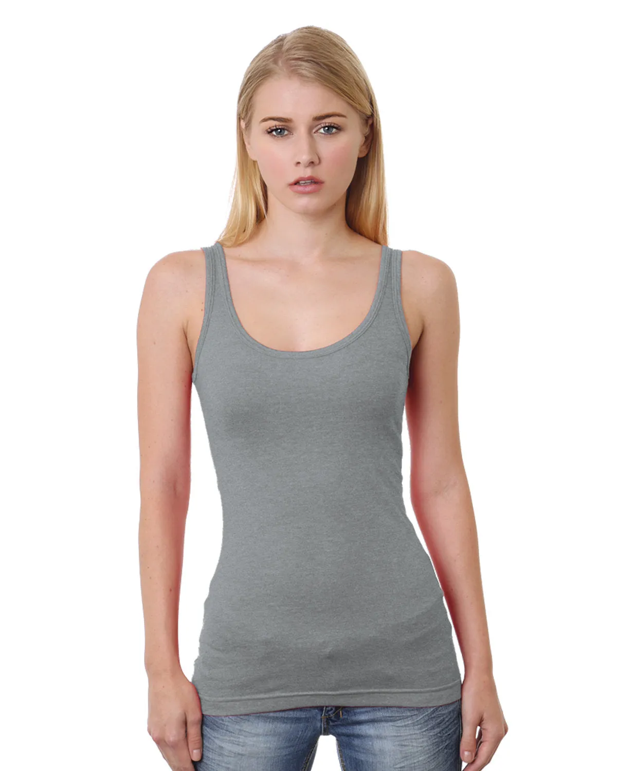 Bayside Junior's 4.2 oz., Fine Jersey Tank Top