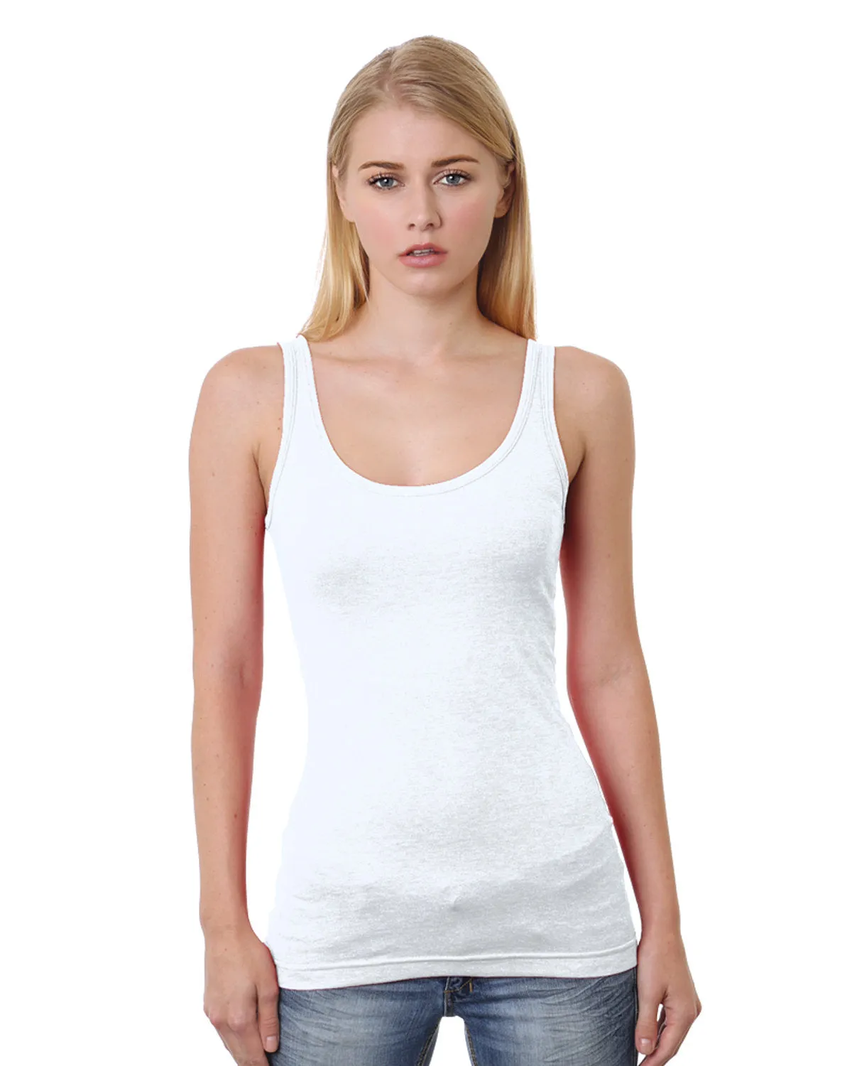 Bayside Junior's 4.2 oz., Fine Jersey Tank Top