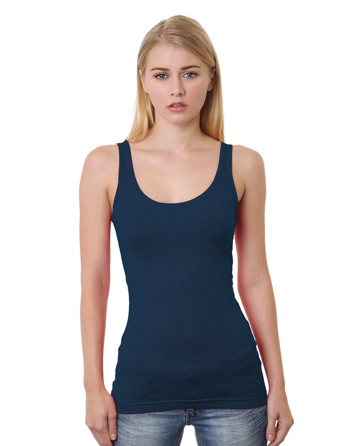 Bayside Junior's 4.2 oz., Fine Jersey Tank Top