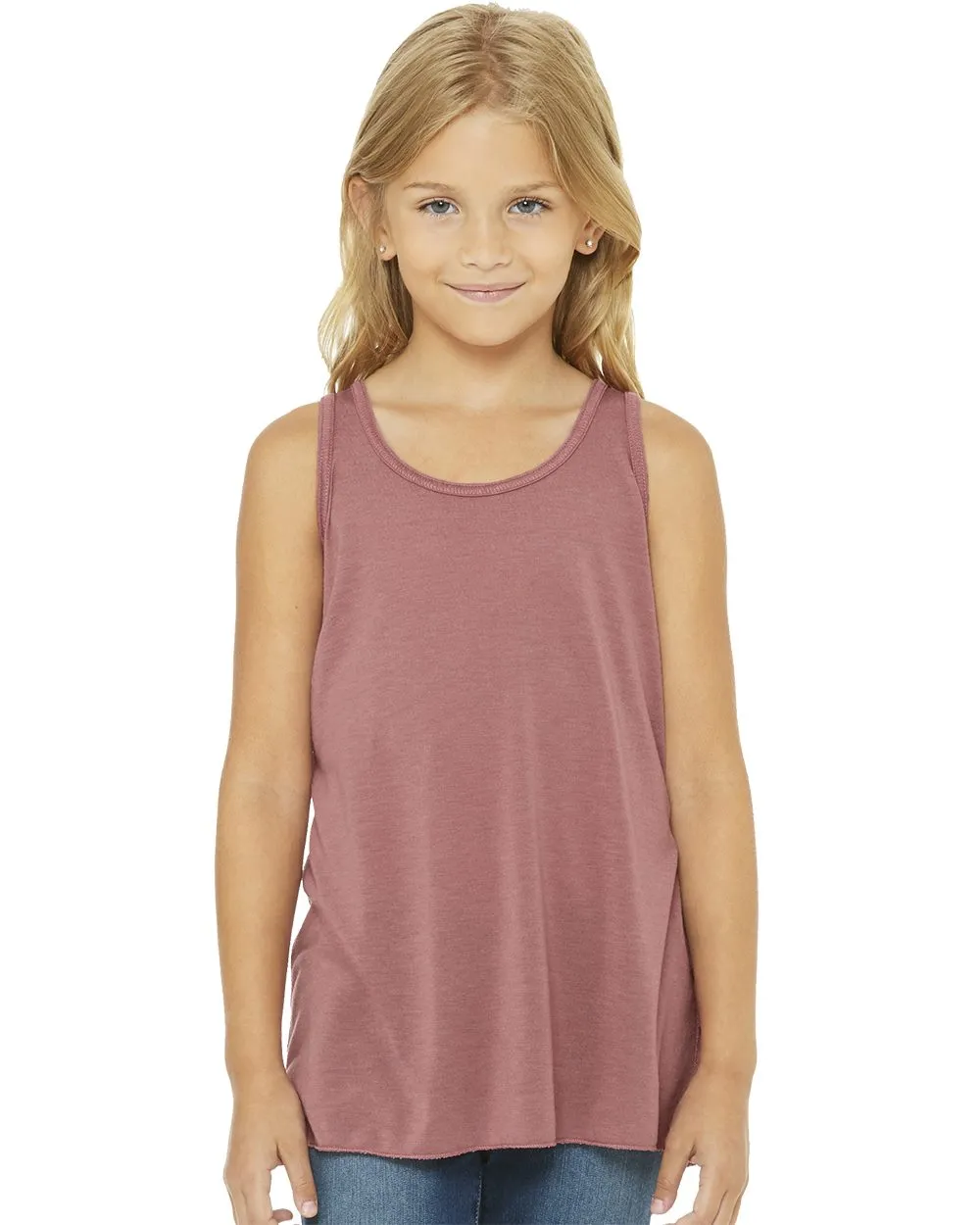 BELLA   CANVAS Youth Flowy Racerback Tank