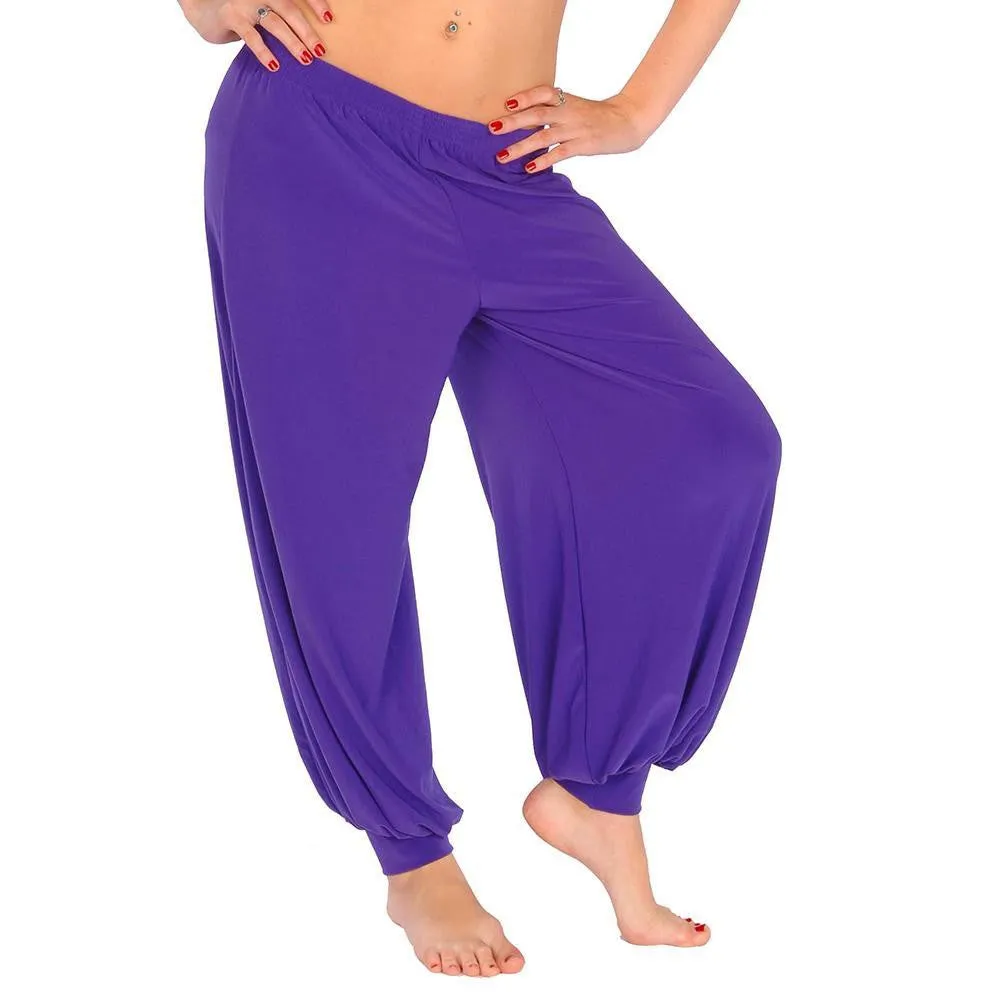 Belly Dance Stretchy Lycra Harem Pants | HELIPE