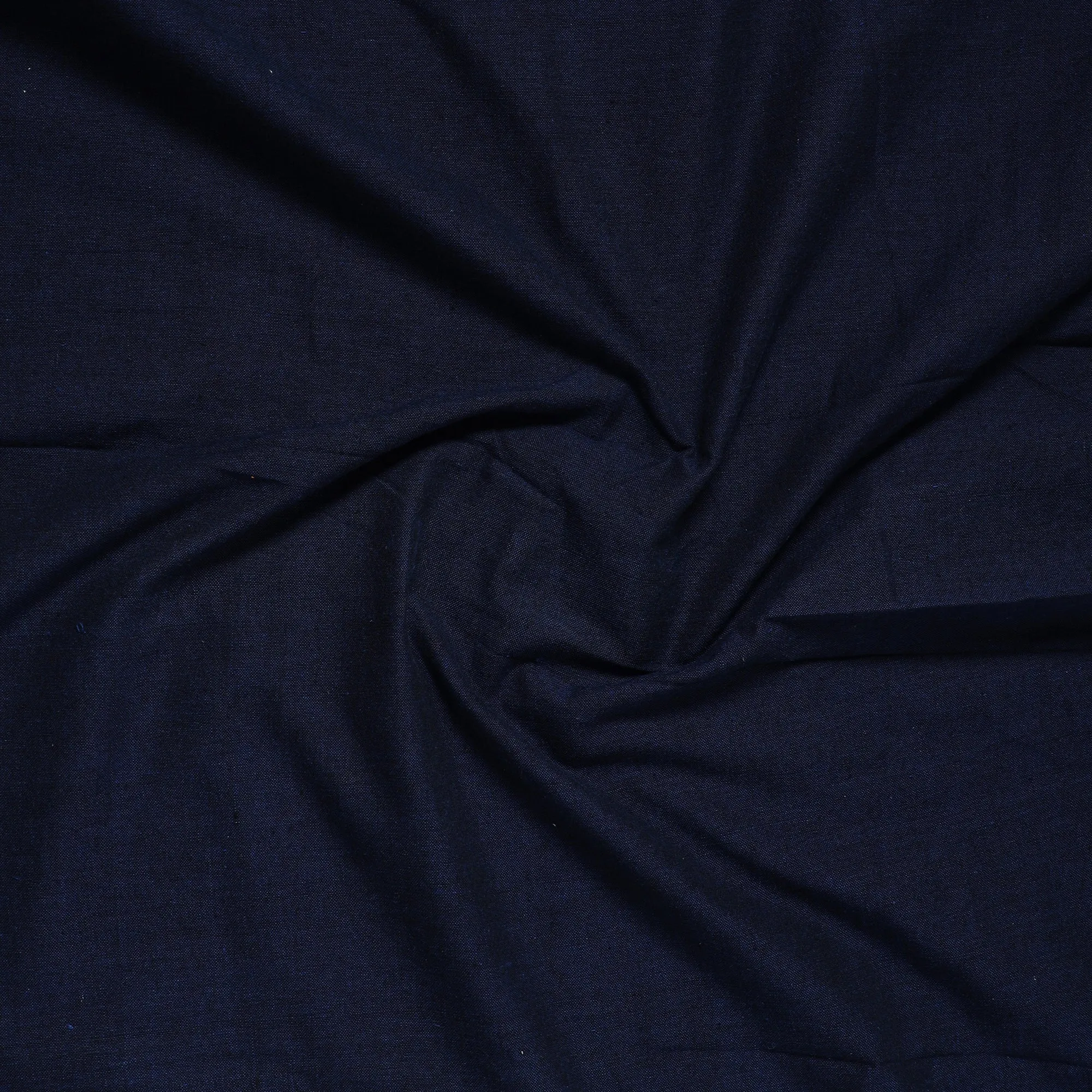 Blue - Jhiri Pure Handloom Cotton Precut Fabric (1.8 meter) 28