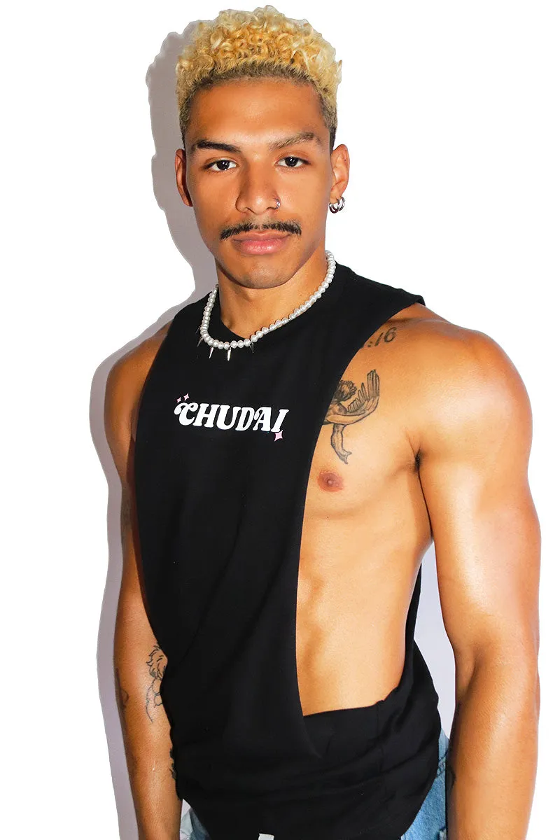 Chudai Low Arm Tank- Black