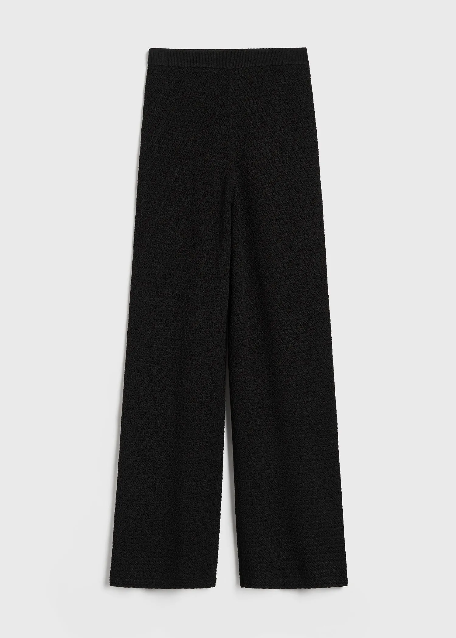 Crochet trousers black