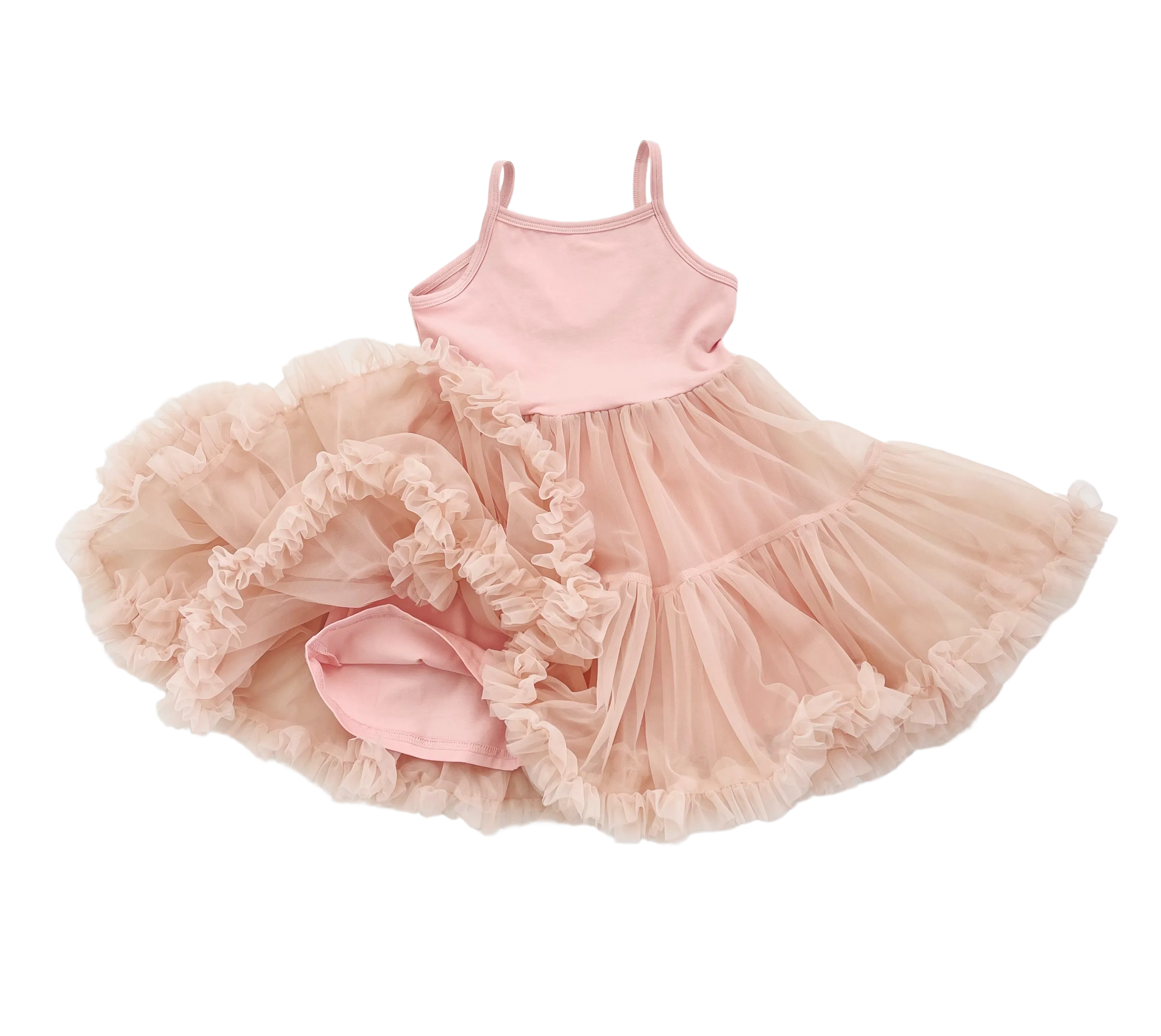 DOLLY PETTI SPAGHETTI PETTISKIRT TUTU DRESS ballet pink