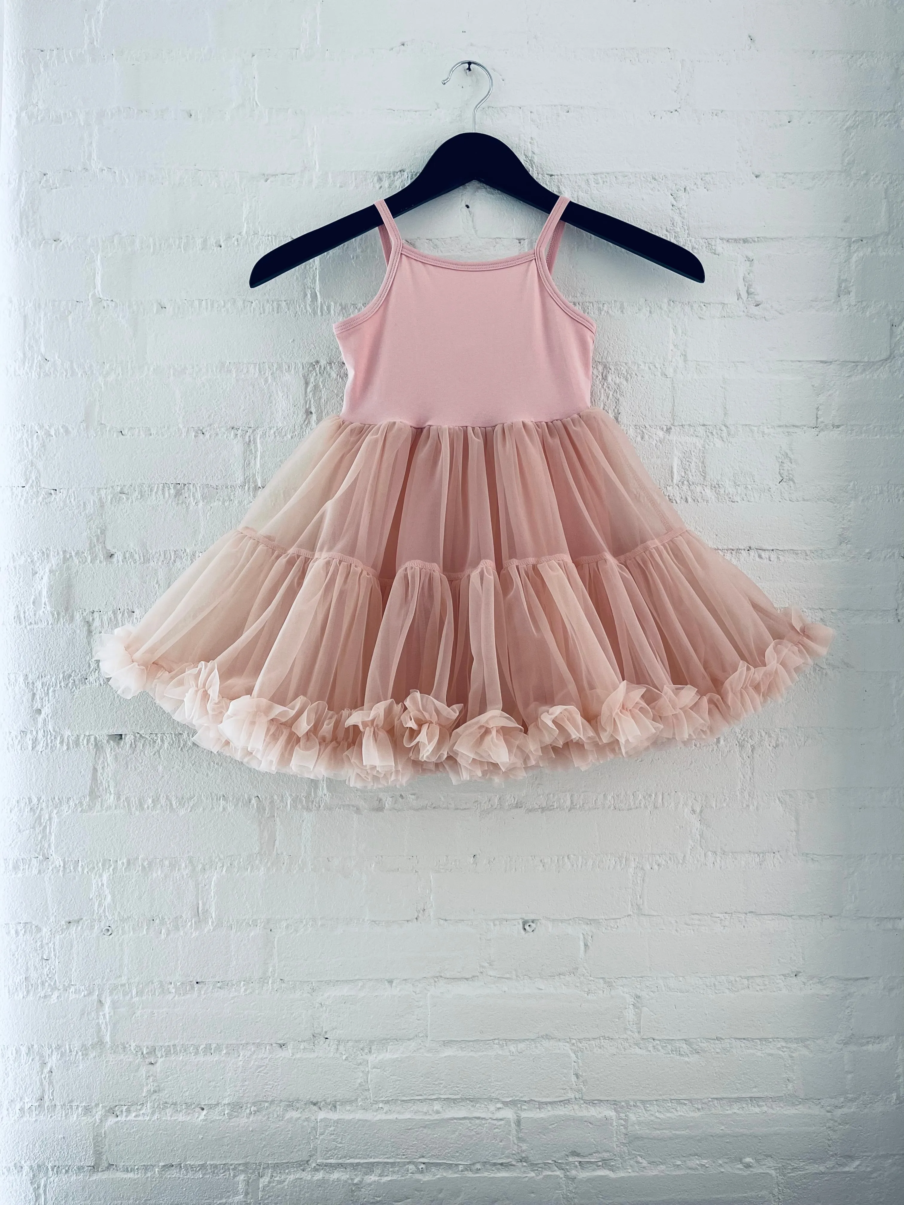 DOLLY PETTI SPAGHETTI PETTISKIRT TUTU DRESS ballet pink