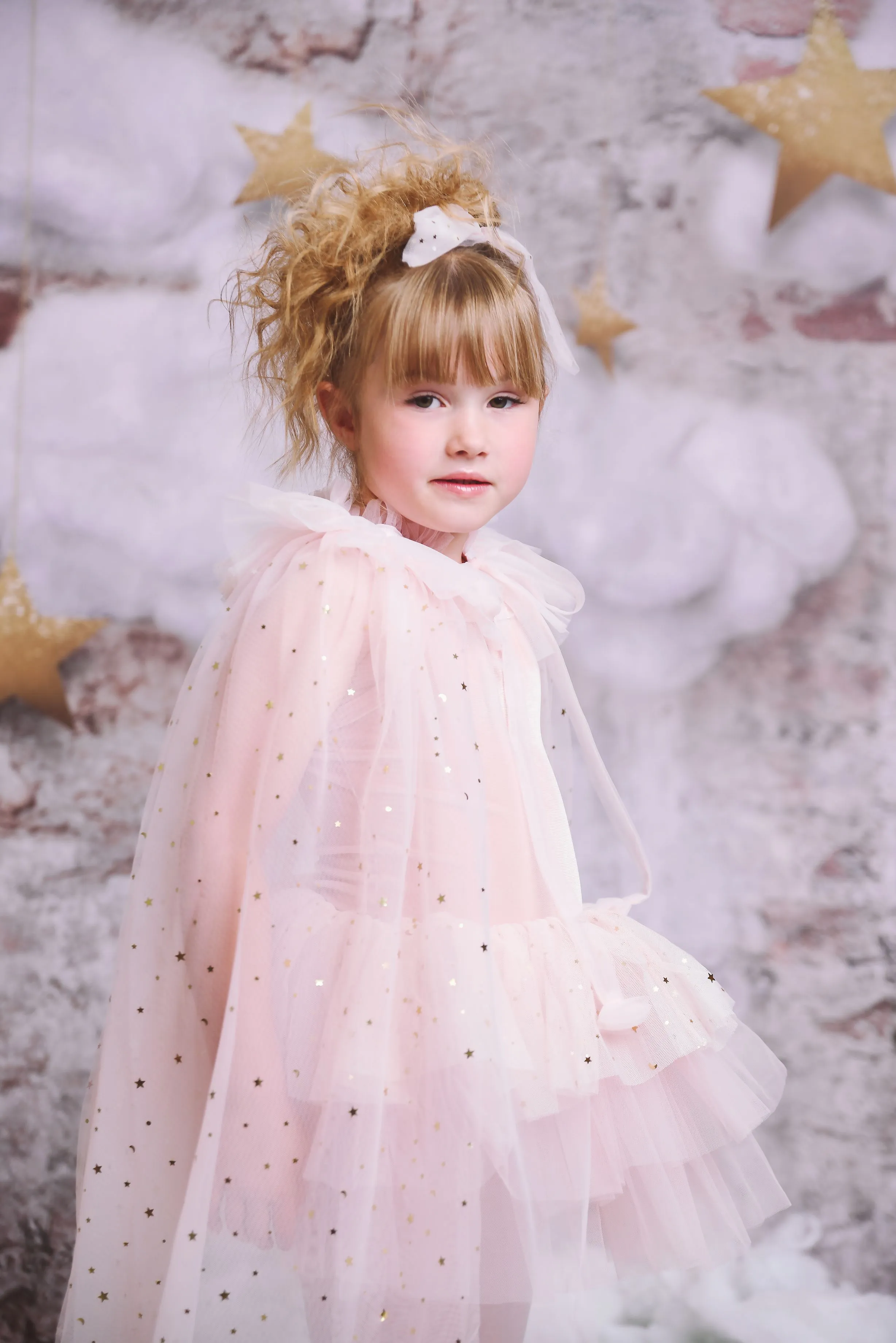 DOLLY® STARS & MOON ⭐️ 🌙 TULLE CAPE ballet pink