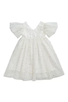 DOLLY ® STARS & MOON ⭐️ 🌙 TULLE PRINCESS DRESS white