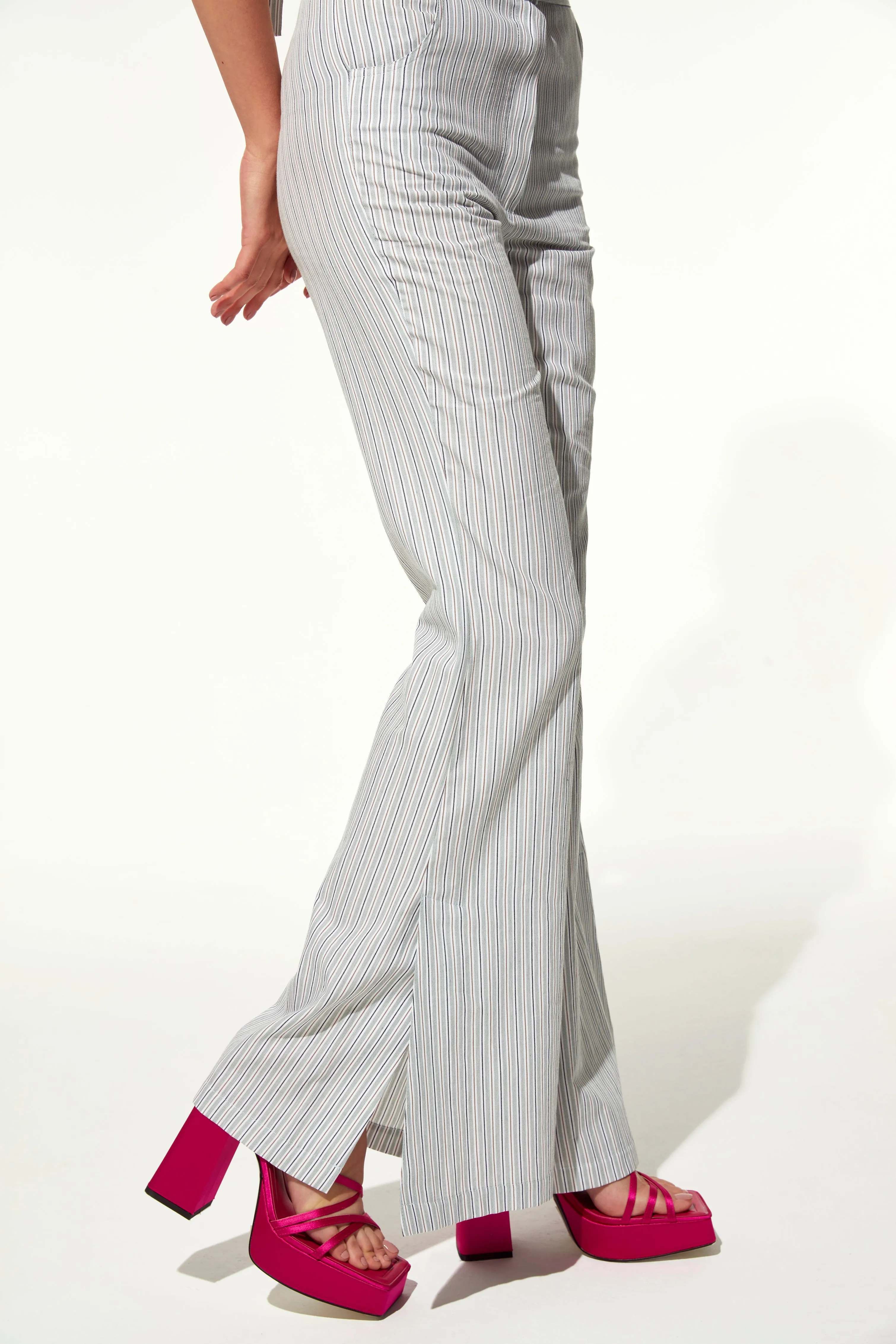 Doxy Flared Cotton Trousers