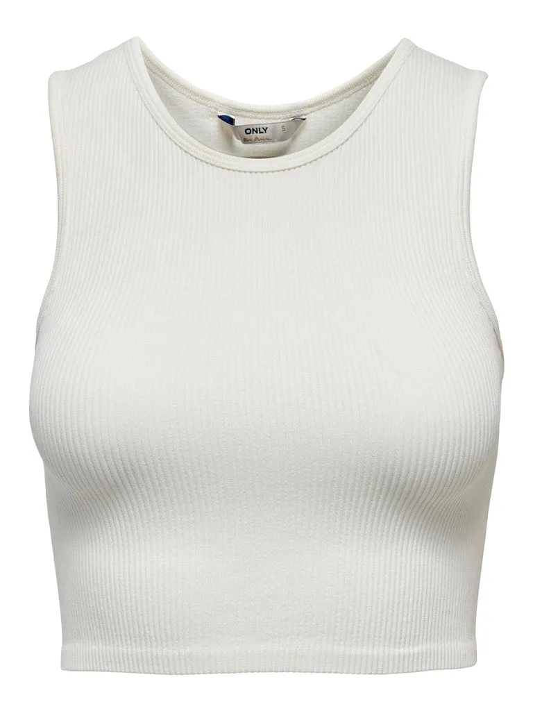 Gwen Ribbed Crop Tank