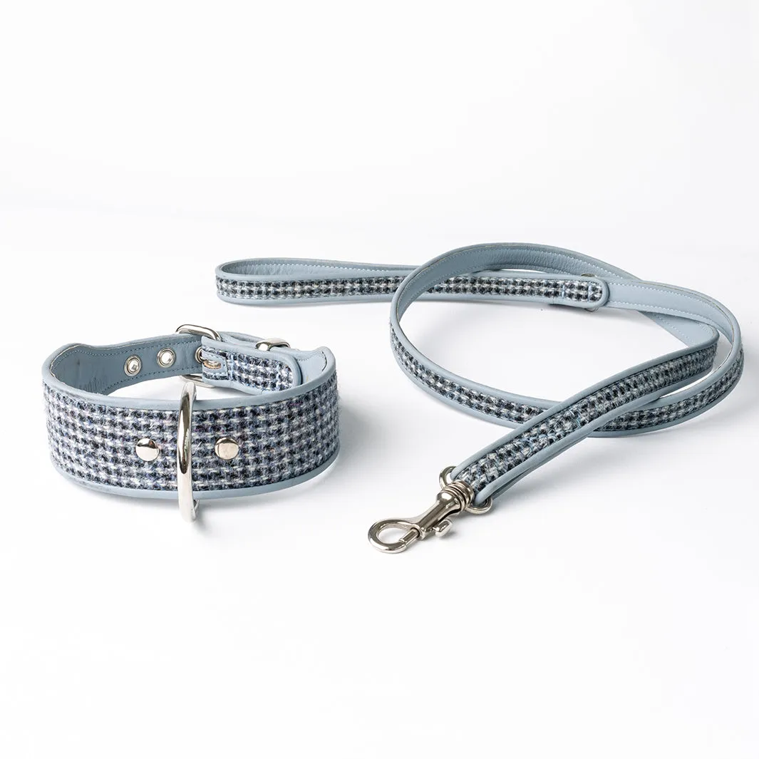 Harris Tweed Classic Wide Dog Collar by Holly&Lil