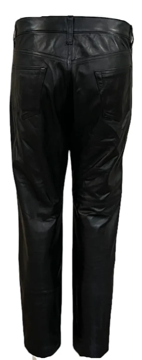 Junya Watanabe for Comme des Garçons Black Leather Capri Pants