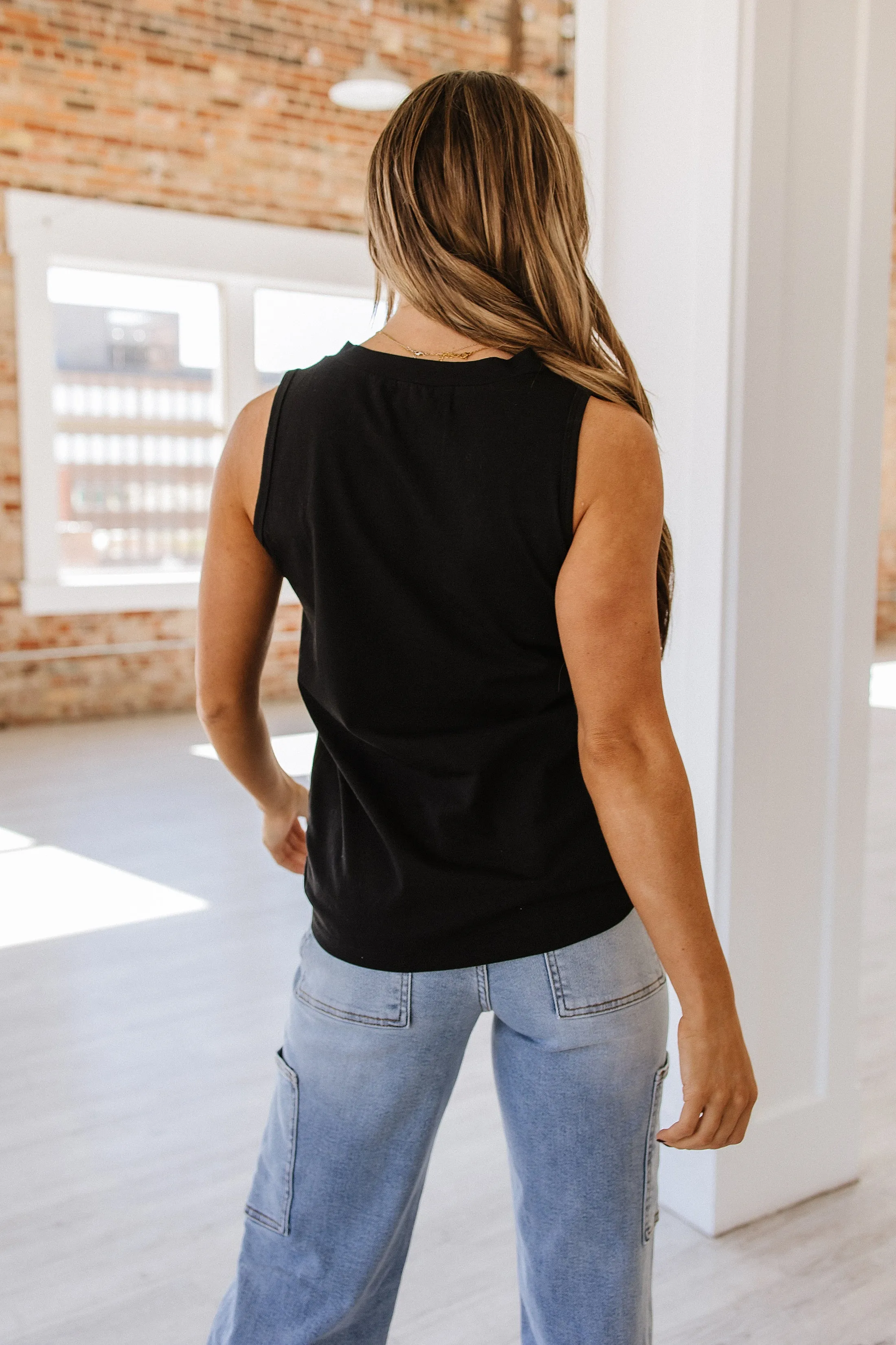 Lambert Half Button Tank Top | S-XL