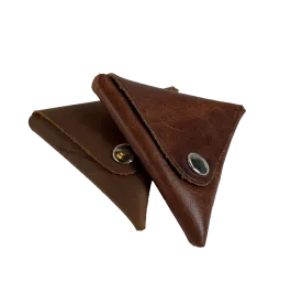 Leather Coin Triangle Wallet  BUY MORE and SAVE!