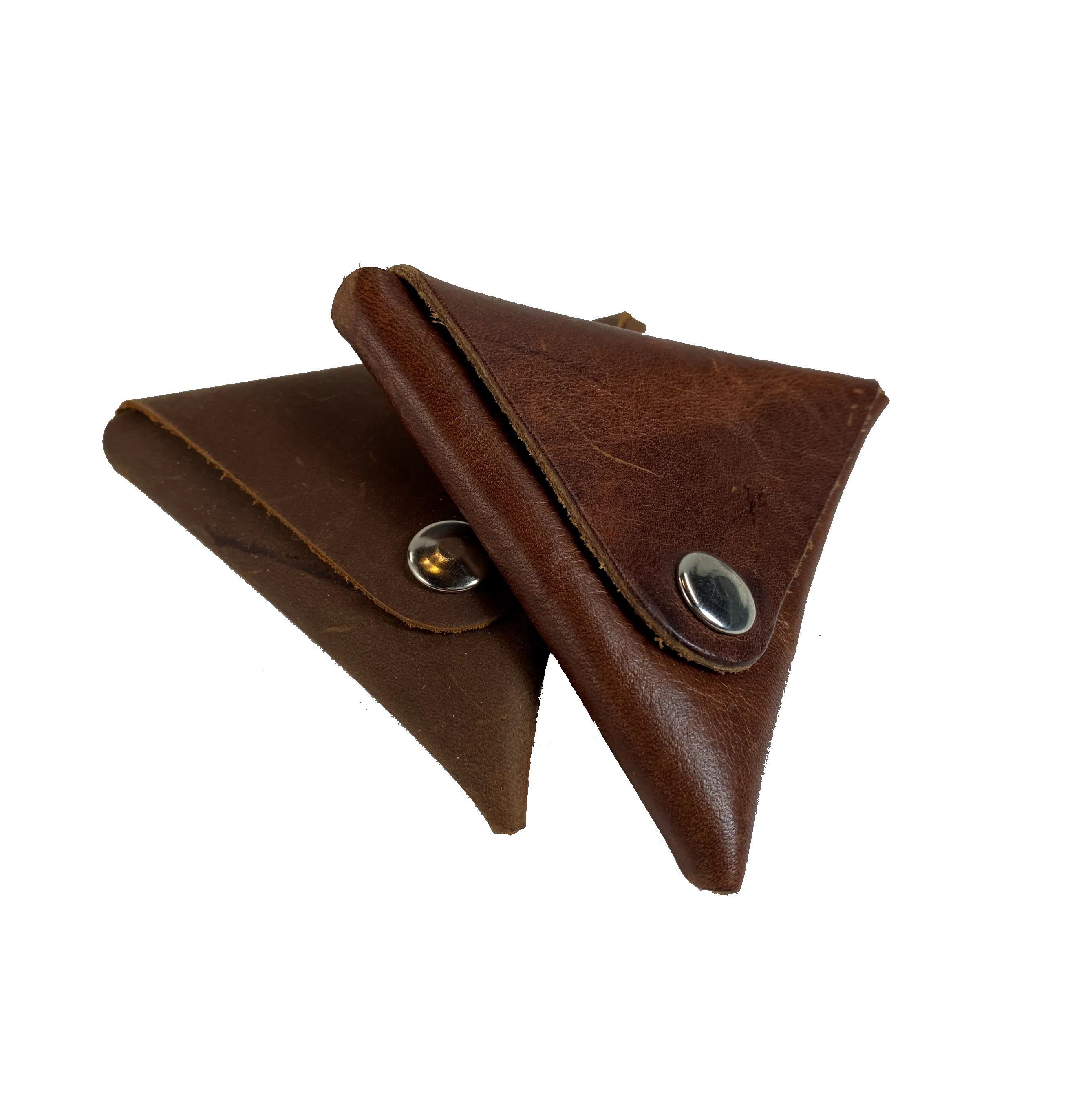 Leather Coin Triangle Wallet  BUY MORE and SAVE!