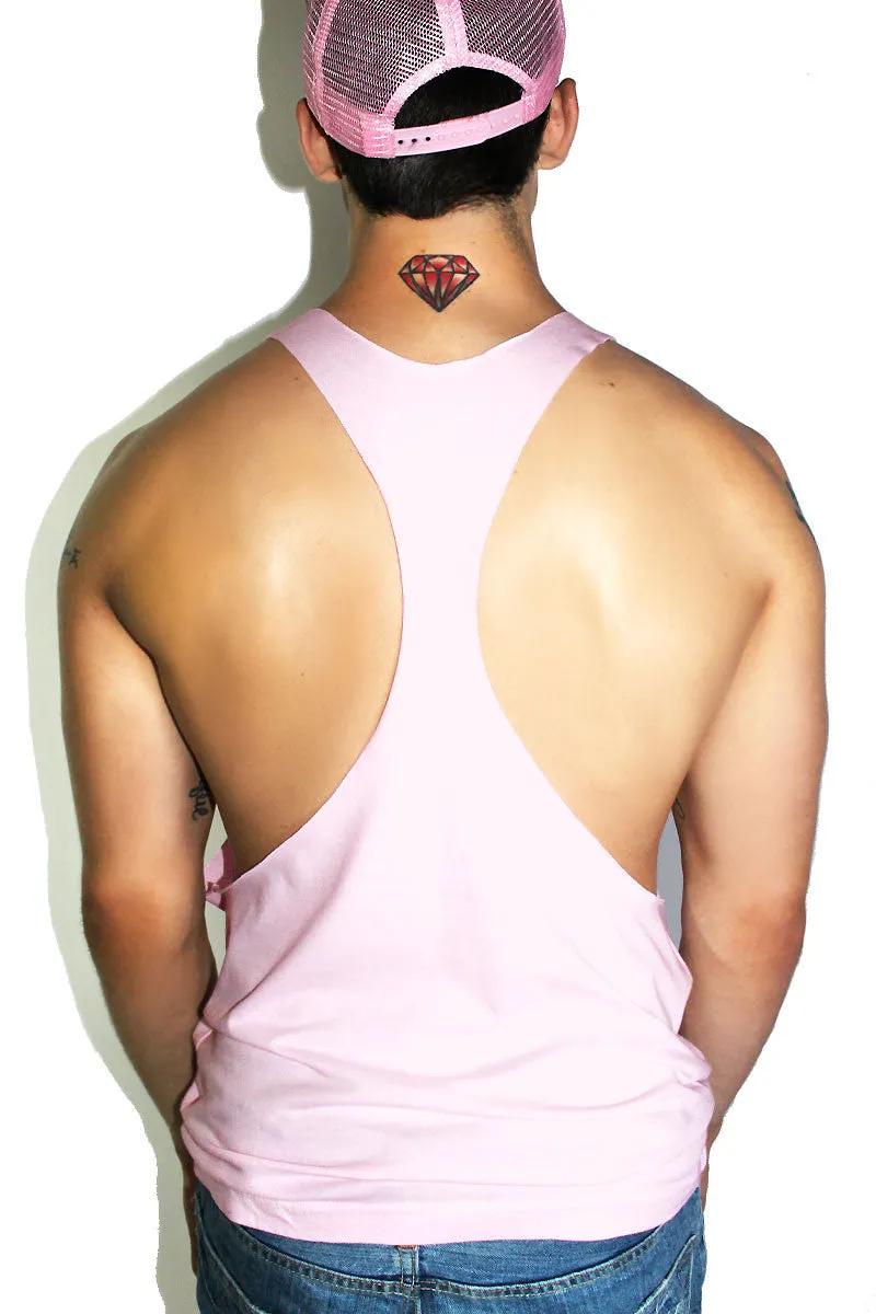 Masc 4 Masc String Tank-Pink