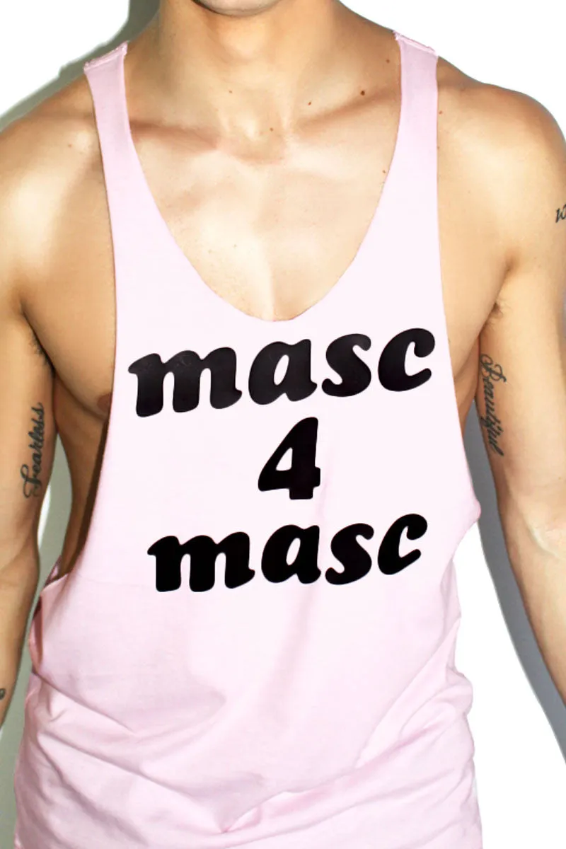 Masc 4 Masc String Tank-Pink