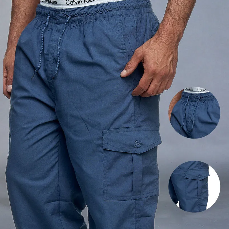 Men's Casual Loose Pants With Multiple Pockets