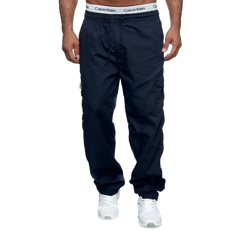 Men's Casual Loose Pants With Multiple Pockets