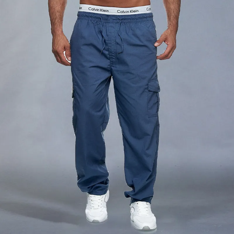 Men's Casual Loose Pants With Multiple Pockets