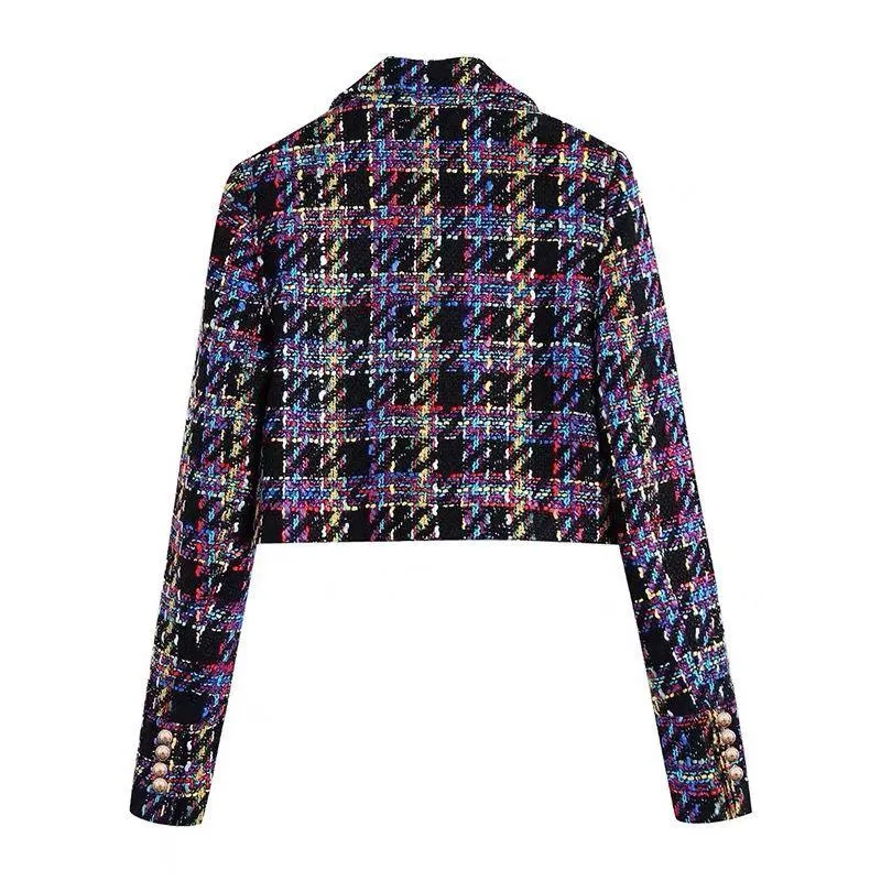 Olga Cropped Tweed Blazer