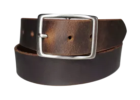 "The Townsend" Viejo Marron Leather Belt