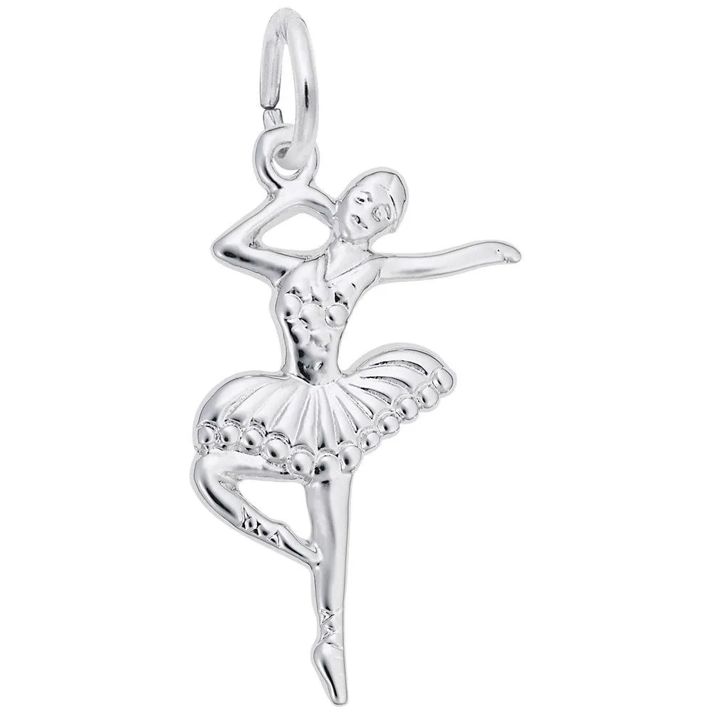 Rembrandt Charms - Ballet Dancer With Tutu Charm - 0191