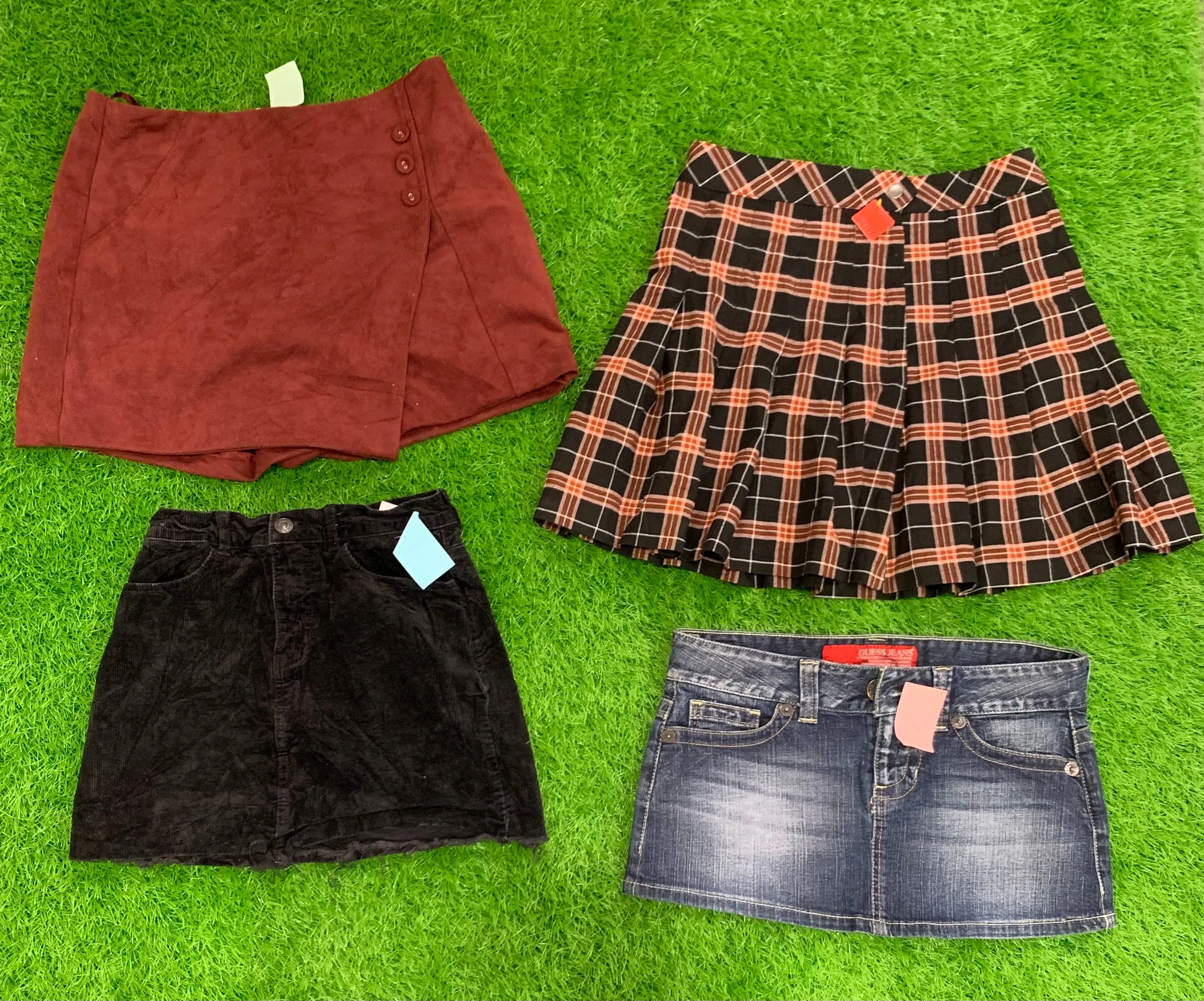 Retro Mix Mini Skirts (F-785)