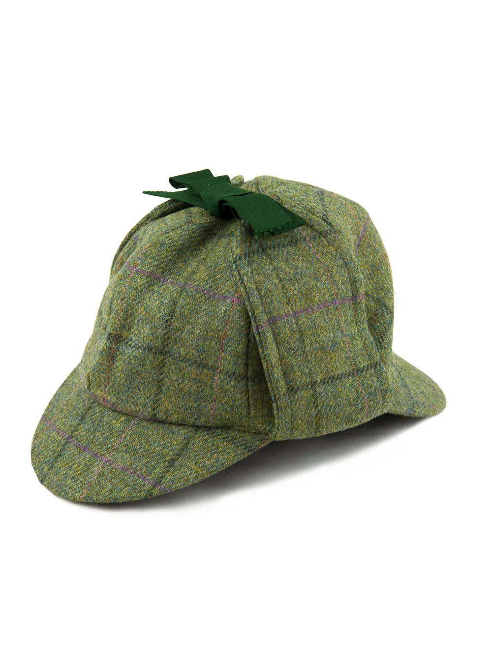 Sherlock British Wool Tweed Deerstalker Hat