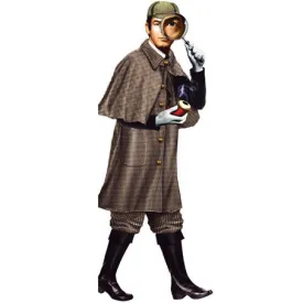 Sherlock Holmes Shaped Card