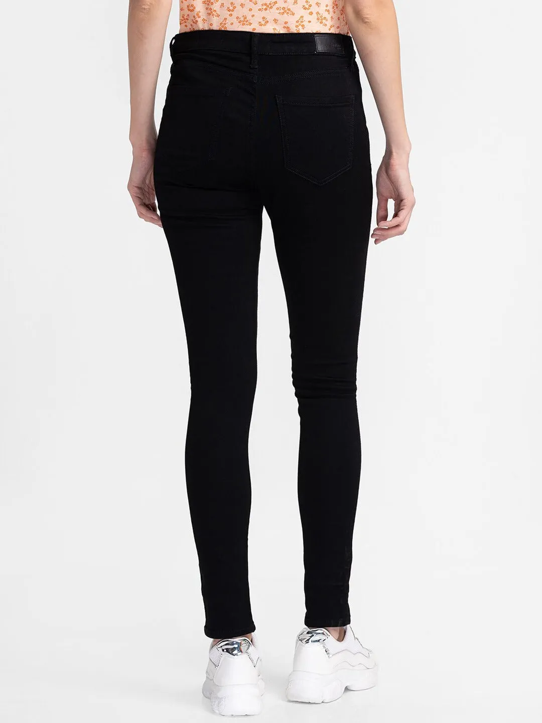 Spykar Women Black Skinny Fit Jeans