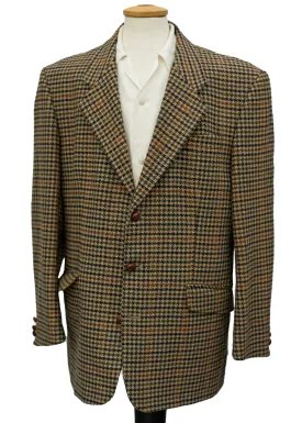 Vintage Tweed Dogtooth Check Jacket • Harvie hudson • 42R